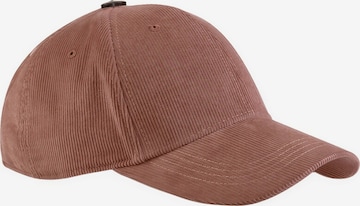 Lou-i Cap 'Cord Basecap aus Bio-Baumwolle' in Brown: front