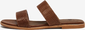 NINE TO FIVE Mules 'Adria' in Brown: front