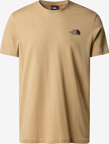 THE NORTH FACE Regular fit Shirt 'Simple Dome' in Beige: voorkant