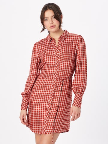 JDY Shirt Dress 'HANNAH' in Red: front
