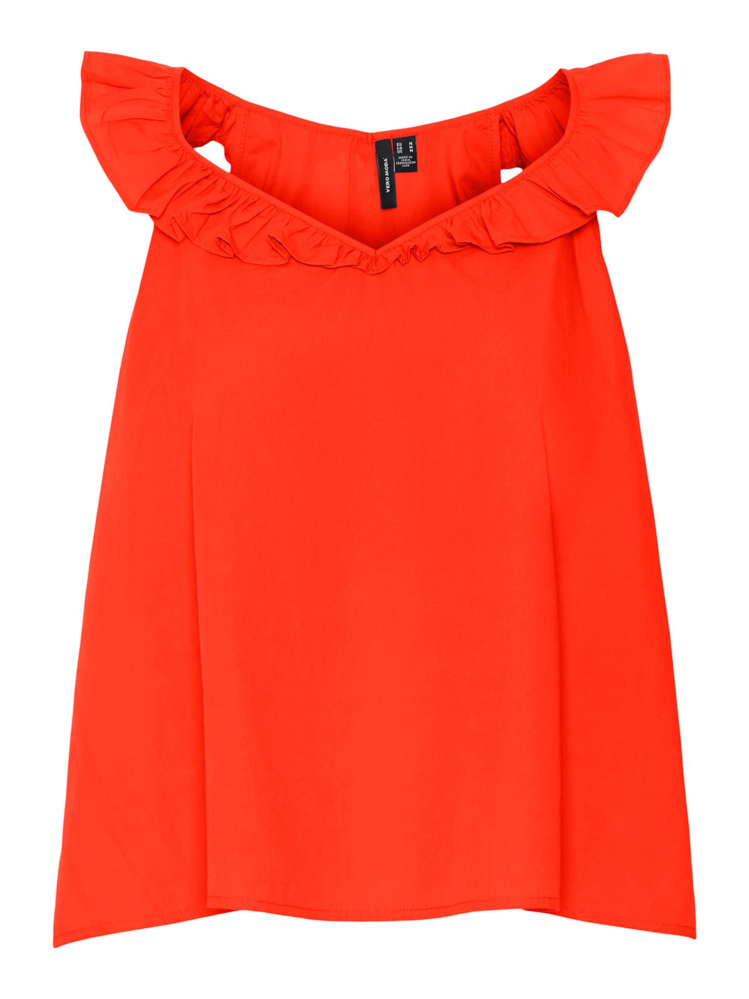 Frauen Shirts & Tops VERO MODA Bluse 'Kelly' in Neonorange - QG54702 Frauen Shirts & Tops VERO MODA Bluse 'Kelly' in Neonorange - QG54702