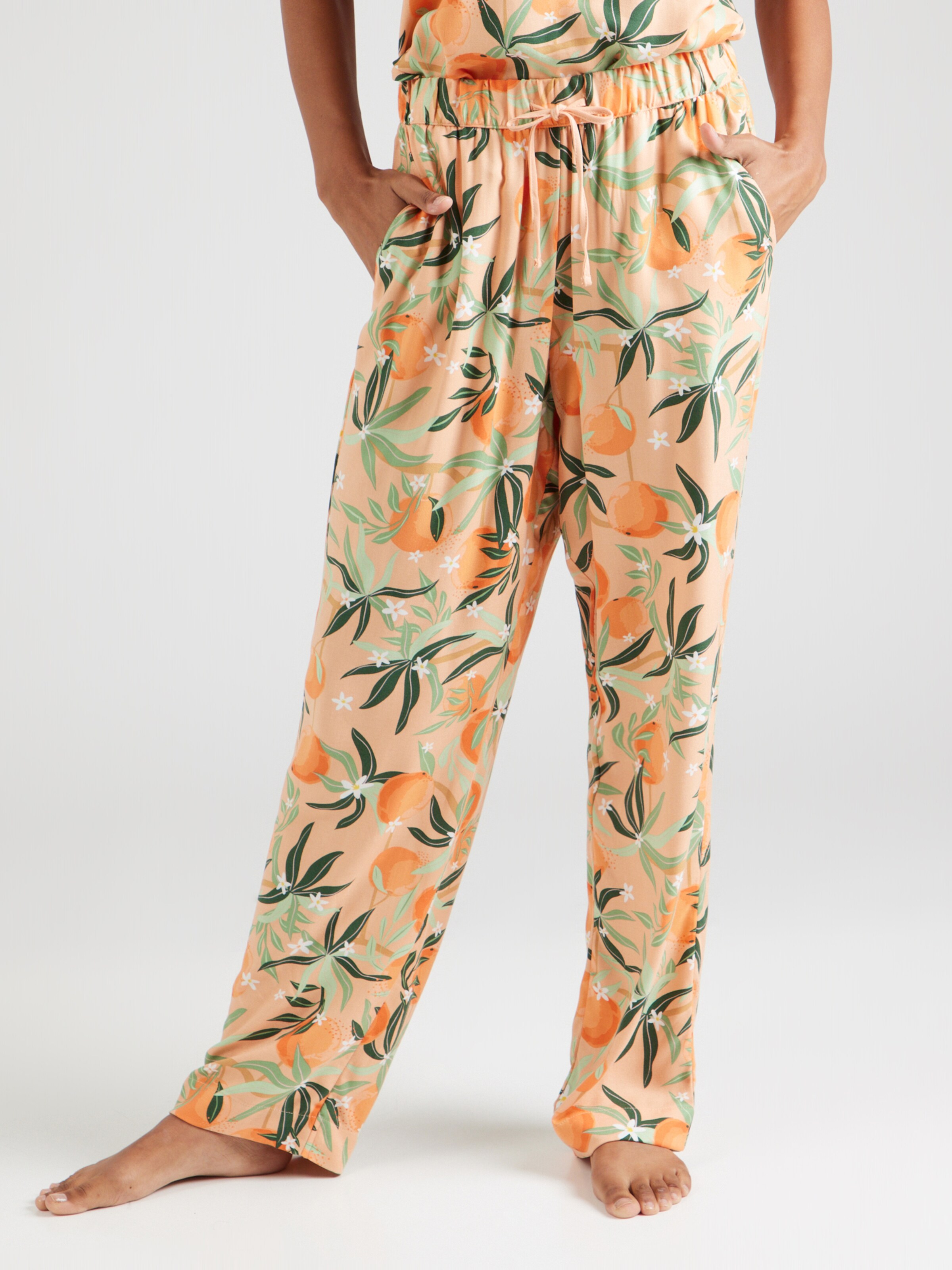 Pantalon de pyjama Hunkemoller en Orange Orange Fonce ABOUT YOU