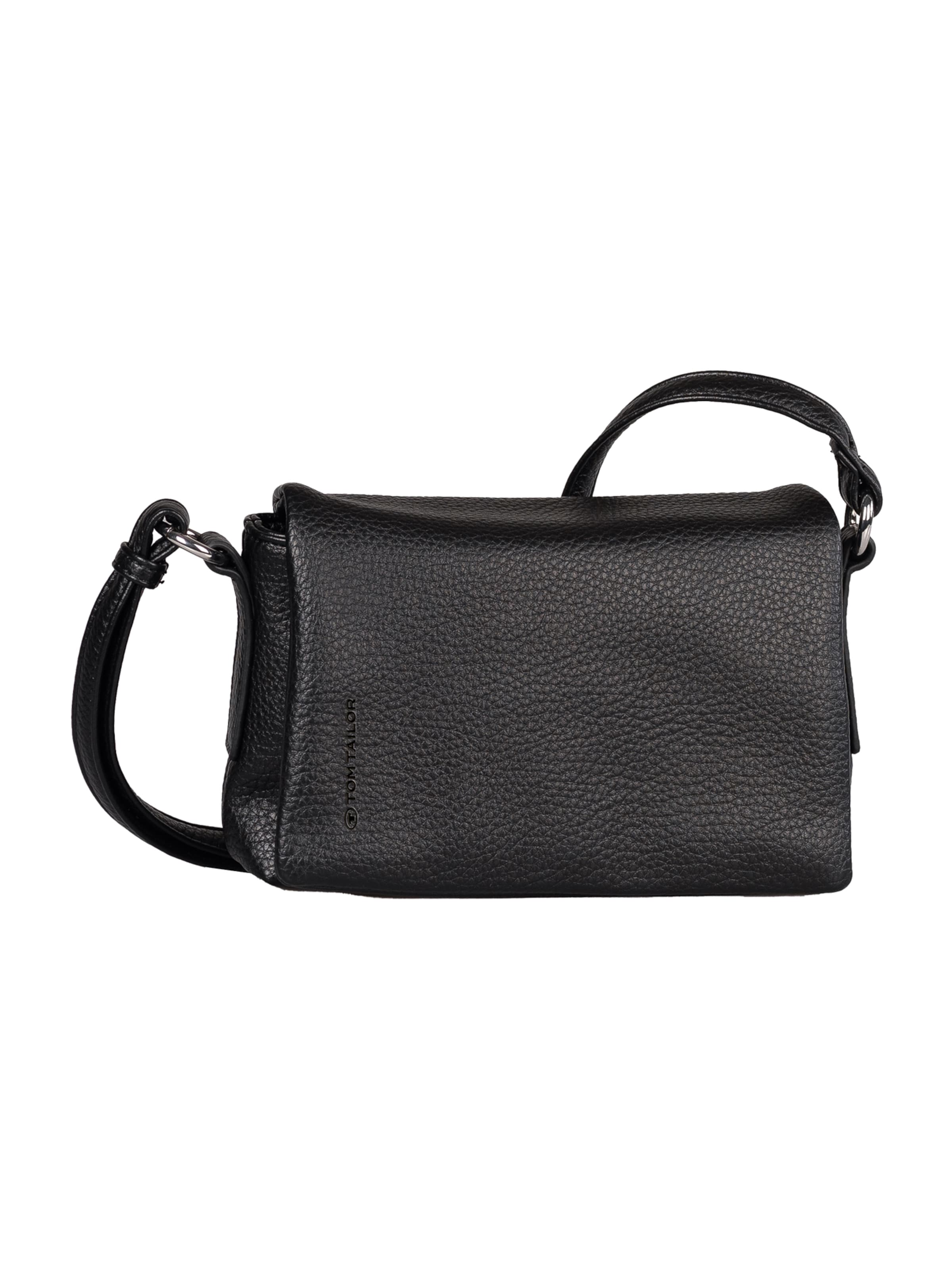 TOM TAILOR Olkalaukku 'Lissi' värissä musta: etupuoli