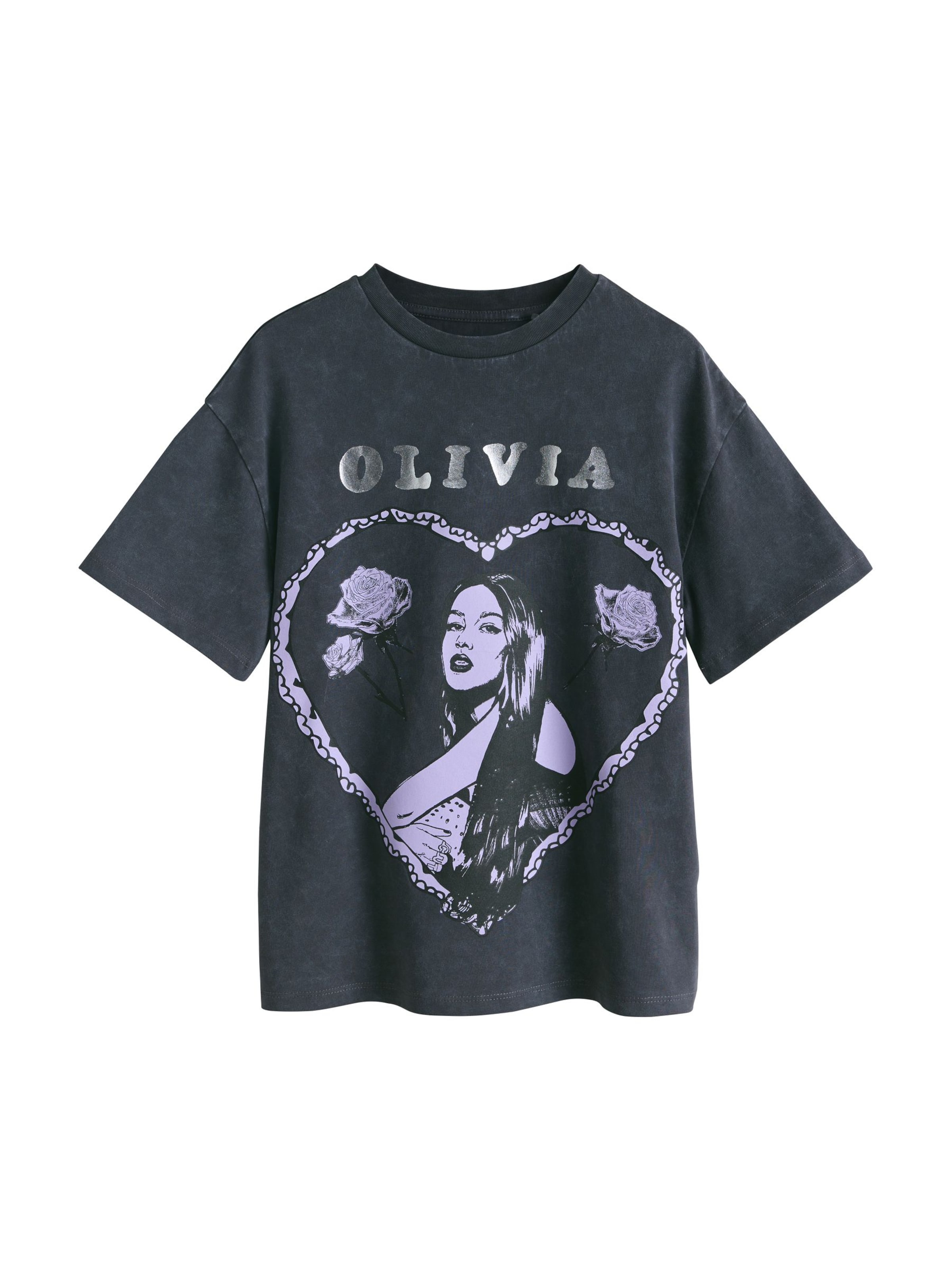 Next - Camiseta en gris: frente