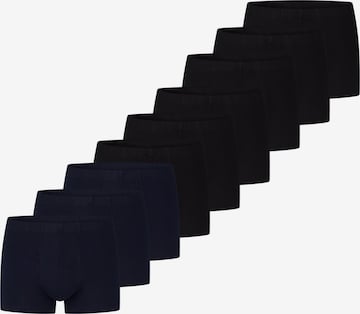 uncover by SCHIESSER Boxershorts 'Basic' in Zwart: voorkant