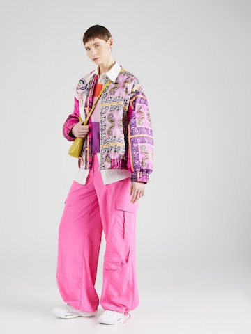 Lollys Laundry Prehodna jakna 'Monterey' | roza barva