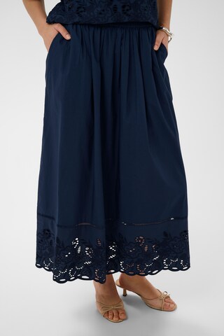 Kaffe Nederdel 'Gertrud' i blå