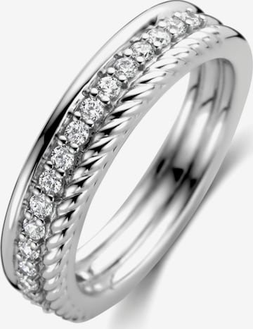 Ti Sento Milano Ring in Silver: front