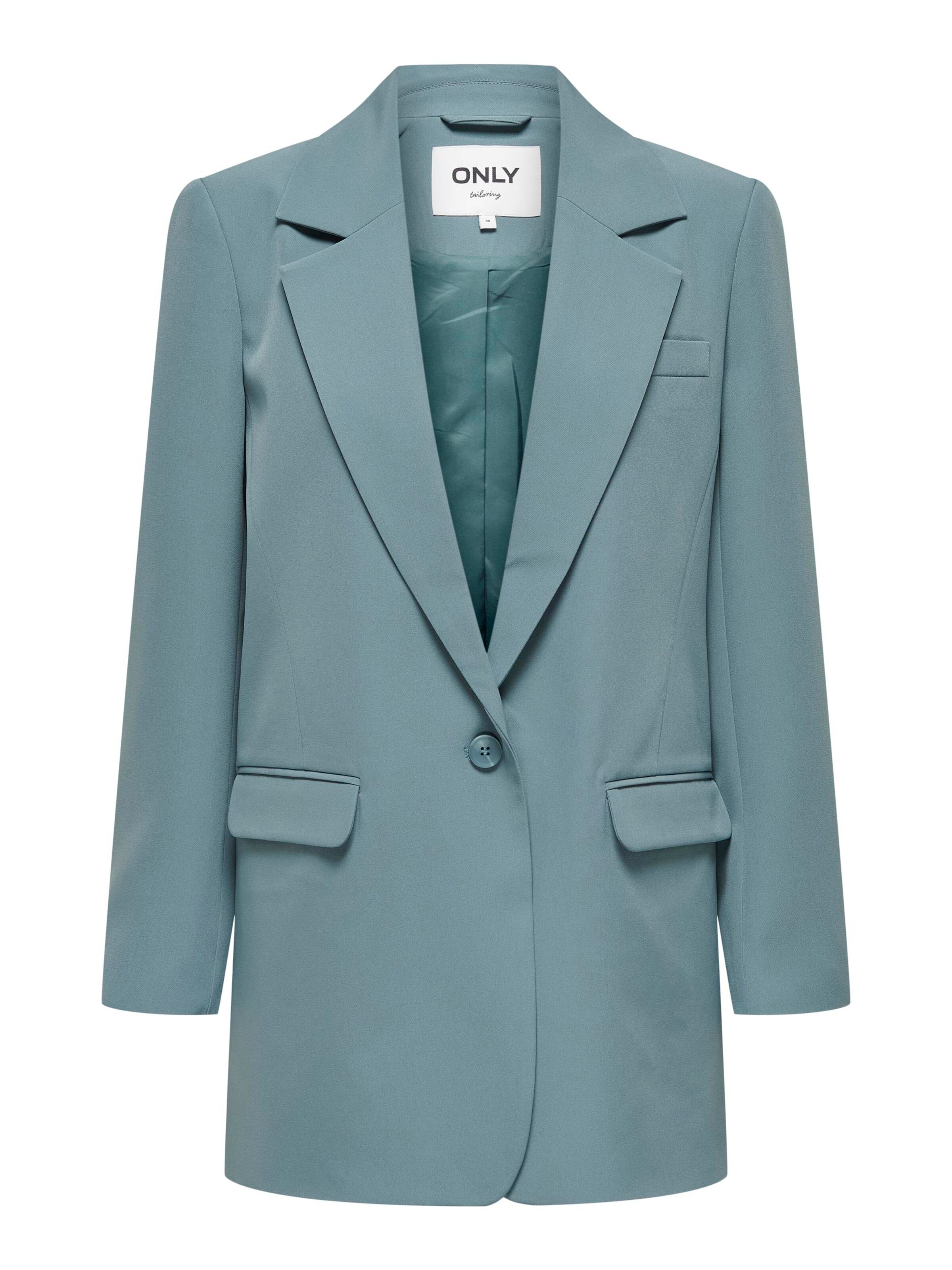 Blazer ONLY ONLLANA-Berry In Poliestere Ed Elastan, Slim Fit, Abbottonatura Frontale E Due Tasche, Lavabile In Lavatrice