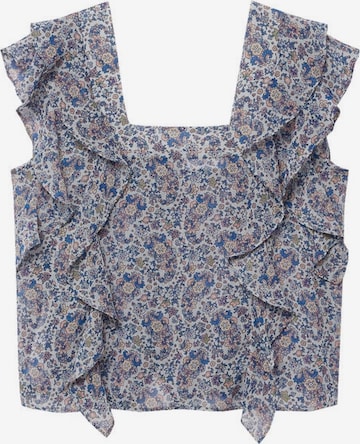 MANGO Top in Blauw: voorkant