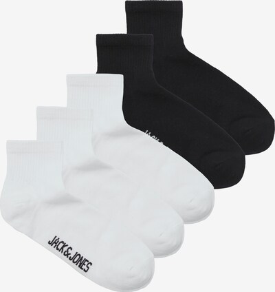 JACK & JONES Socks 'LEON' in Black / White, Item view