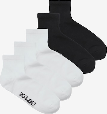 Chaussettes 'LEON' JACK & JONES en noir : devant