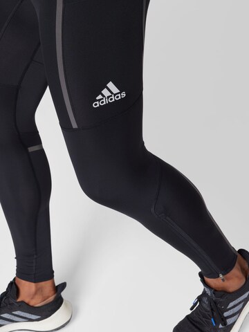 ADIDAS SPORTSWEAR Skinny Sporthose 'Saturday Long ' in Schwarz