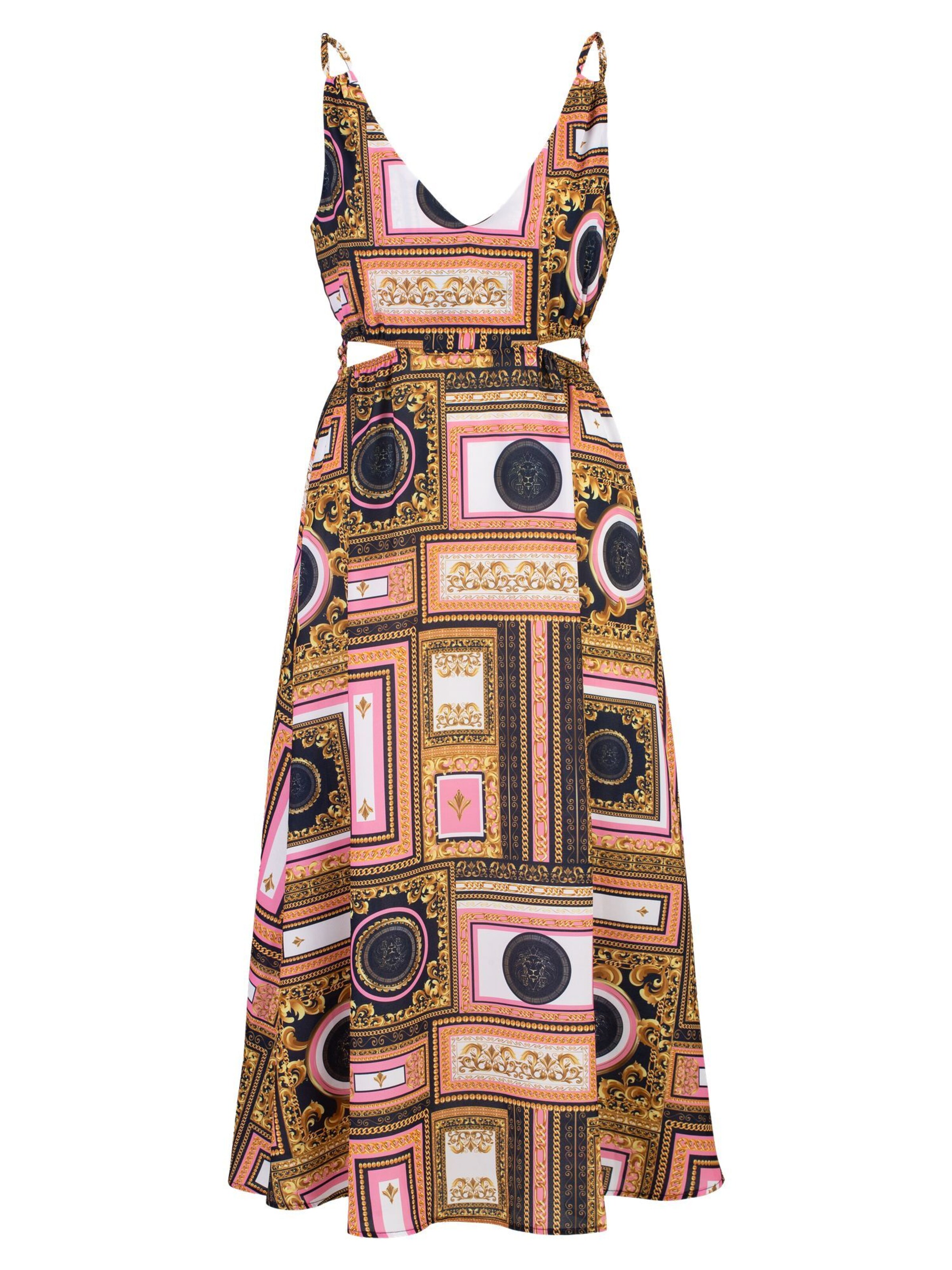 19V69 ITALIA Sukienka 'Zita Baroque' w kolorze niebieski: przód