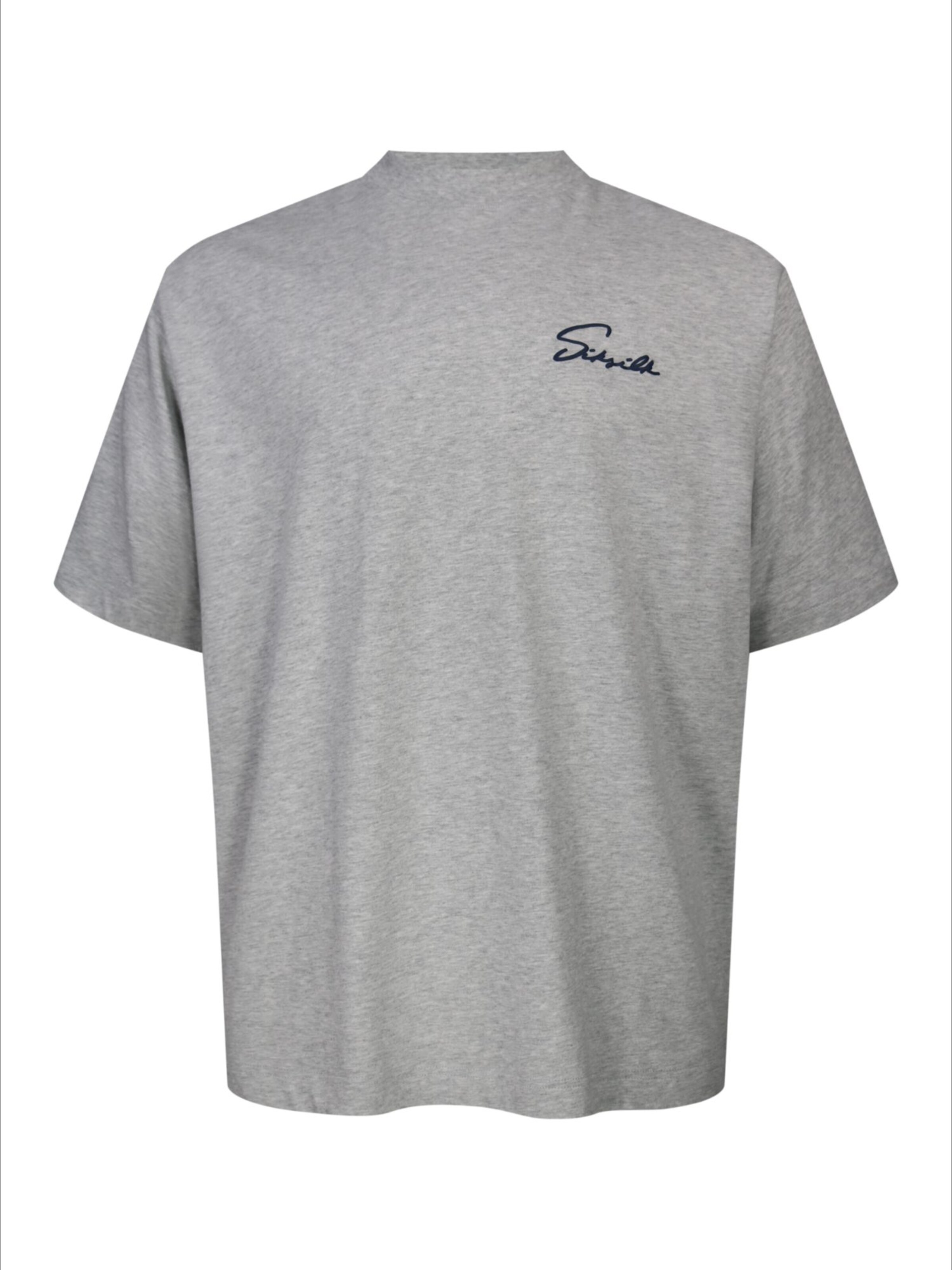 Maglietta in L SikSilk di colore navy / grigio, Visualizzazione prodotti