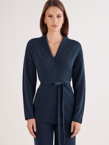 INTIMISSIMI Knit Cardigan in Blue: front