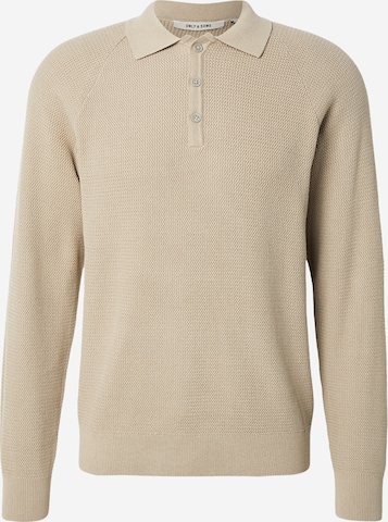 Only & Sons Pullover 'ONSBRUCE' in Beige: Vorderseite