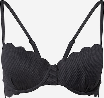 Invisible Soutien-gorge Hunkemöller en noir : devant