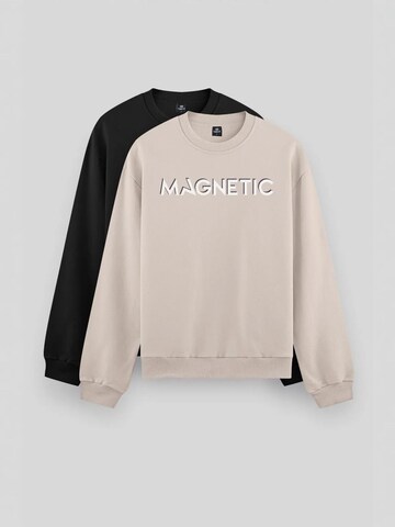 Tommy Life Sweatshirt in Beige: voorkant