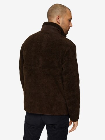 ESPRIT Fleece Jacket in Brown