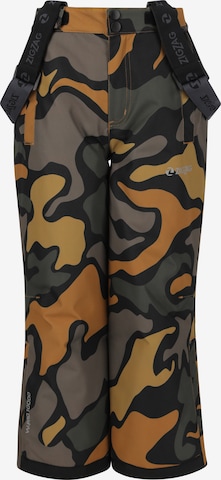 ZigZag Workout Pants 'Soho' in Brown: front