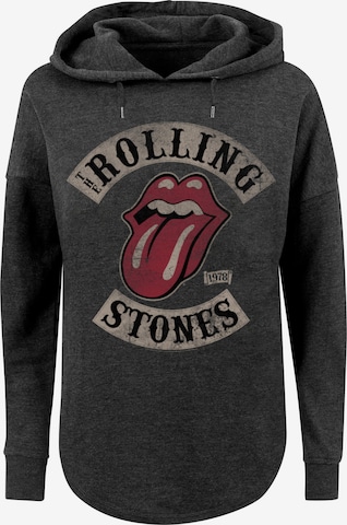 F4NT4STIC Sweatshirt 'The Rolling Stones Rockband Tour '78 Black' in Grey: front
