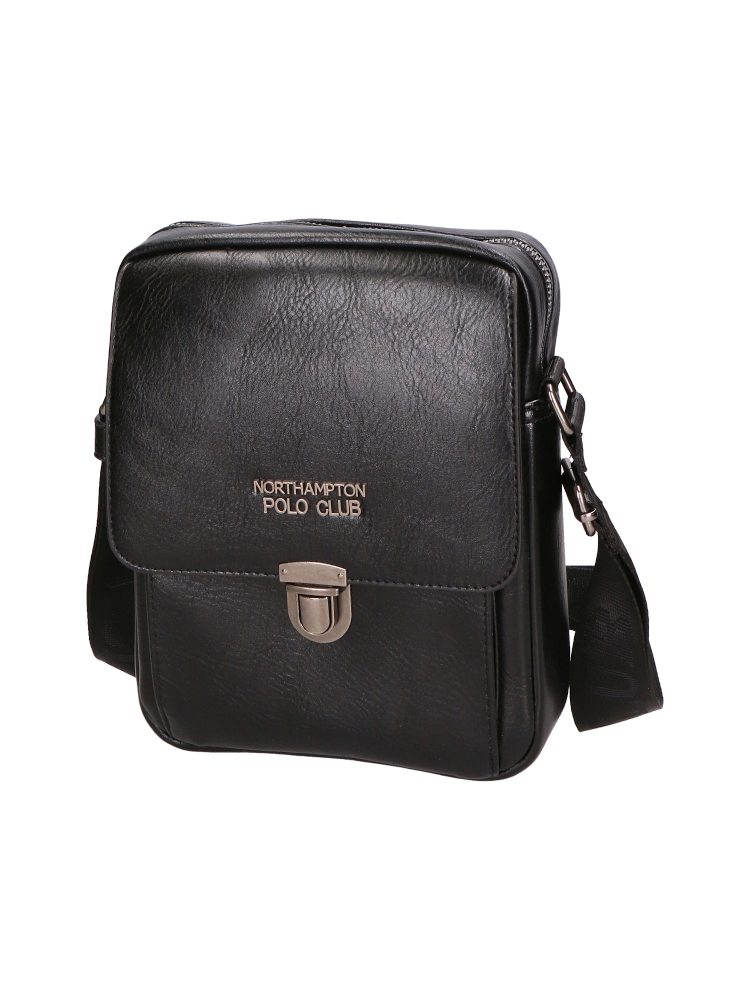 Northampton Polo Club Schoudertas in Zwart: voorkant