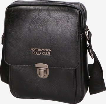 Northampton Polo Club Crossbody Bag in Black: front