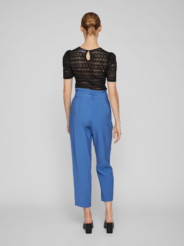 VILA Regular Pleat-Front Pants in Blue