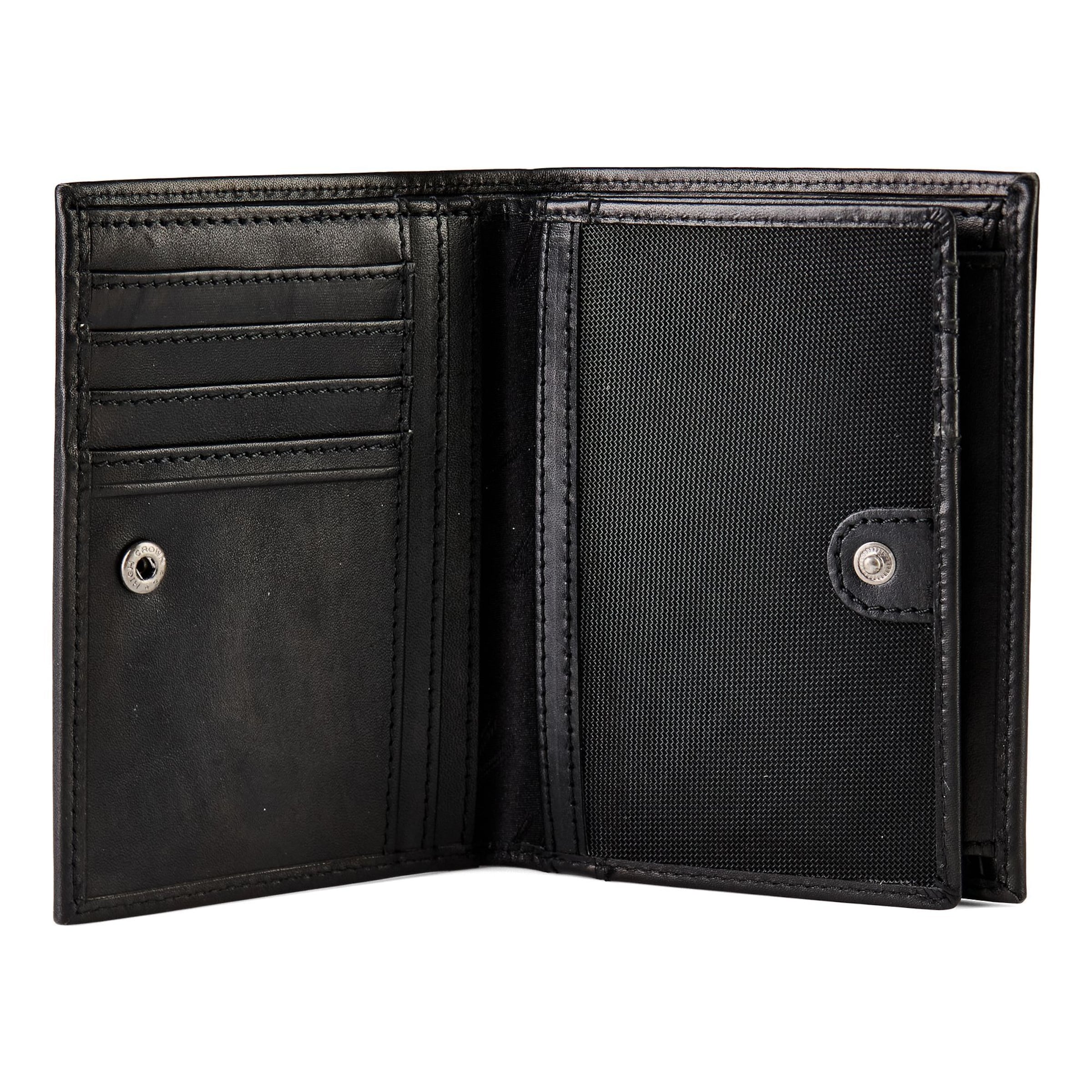 CAMEL ACTIVE Portemonnee 'Wood' in Zwart