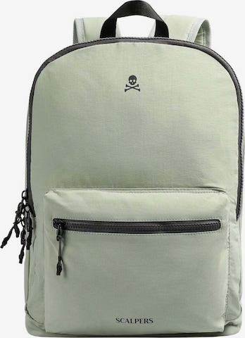 Scalpers Backpack in Green: front