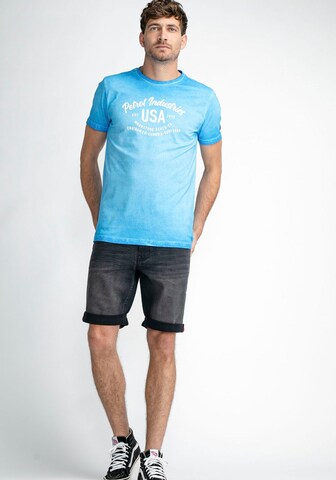 Petrol Industries Shirt 'Moonstone' in Blue