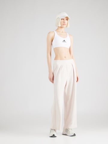 ADIDAS PERFORMANCE Wide leg Sportbyxa i lila