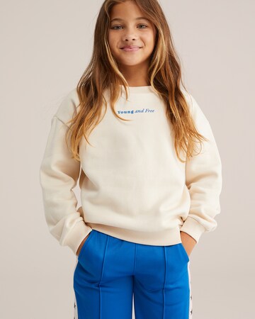 WE Fashion Sweatshirt in Beige