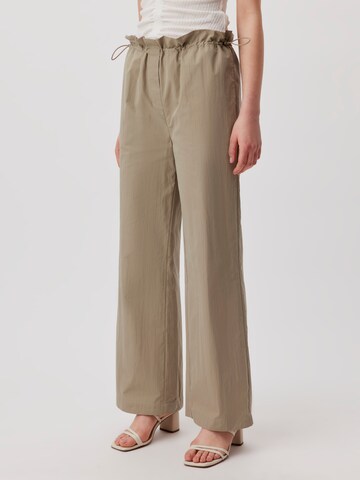 LeGer by Lena Gercke Wide leg Trousers 'Adlin' in Green: front