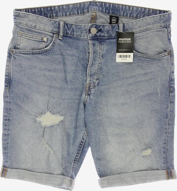 H&M Shorts in 34 in Blue: front