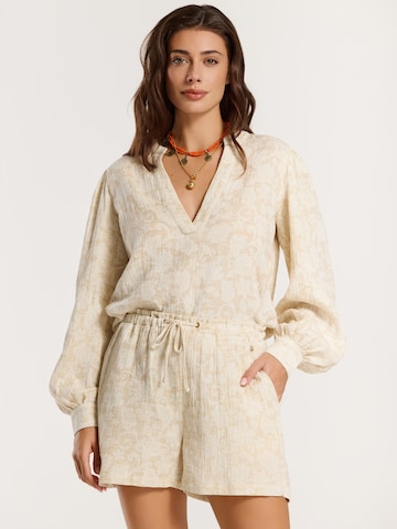 Shiwi Blouse 'Imilia' in Beige: voorkant