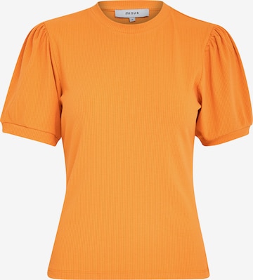 T-shirt 'Johanna' minus en orange : devant