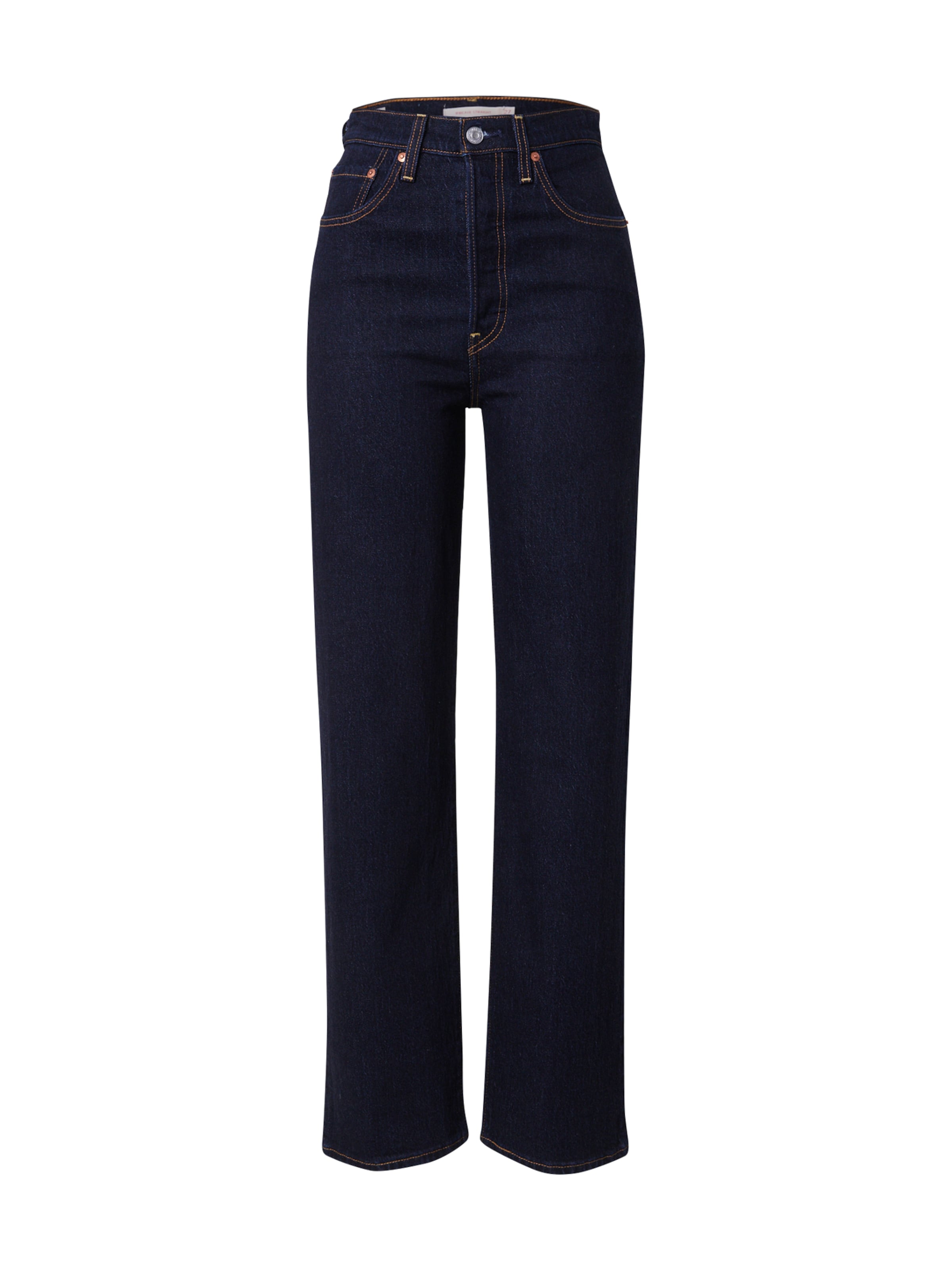 LEVI'S ® Regular Jeans 'Ribcage Full Length' i blå: framsida