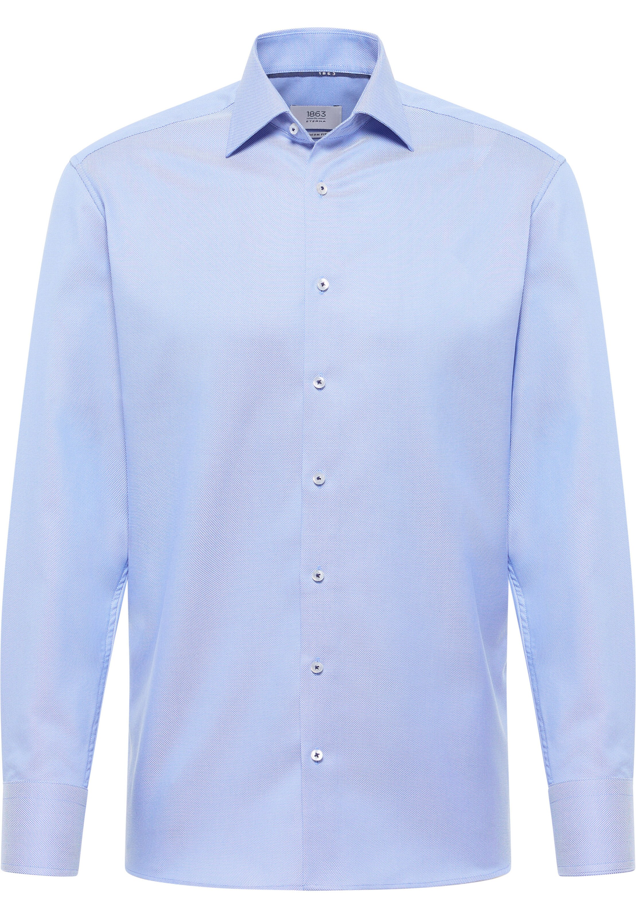 ETERNA Zakelijk overhemd in de kleur Blauw, Productweergave
