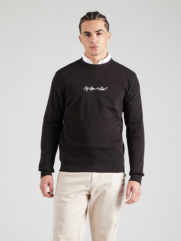Sweat-shirt G-STAR en noir : devant