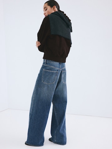 MANGO Luźne Jeansy 'GIADA' w kolorze niebieski