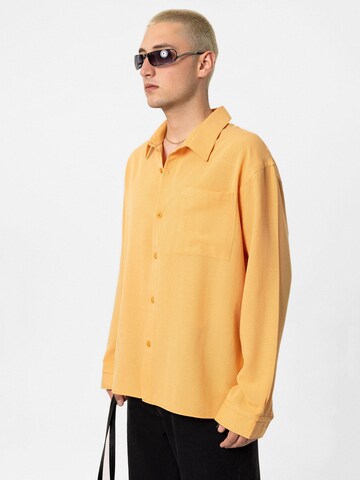 Comfort fit Camicia 'Bouvardia' di VAMOS CLO in arancione