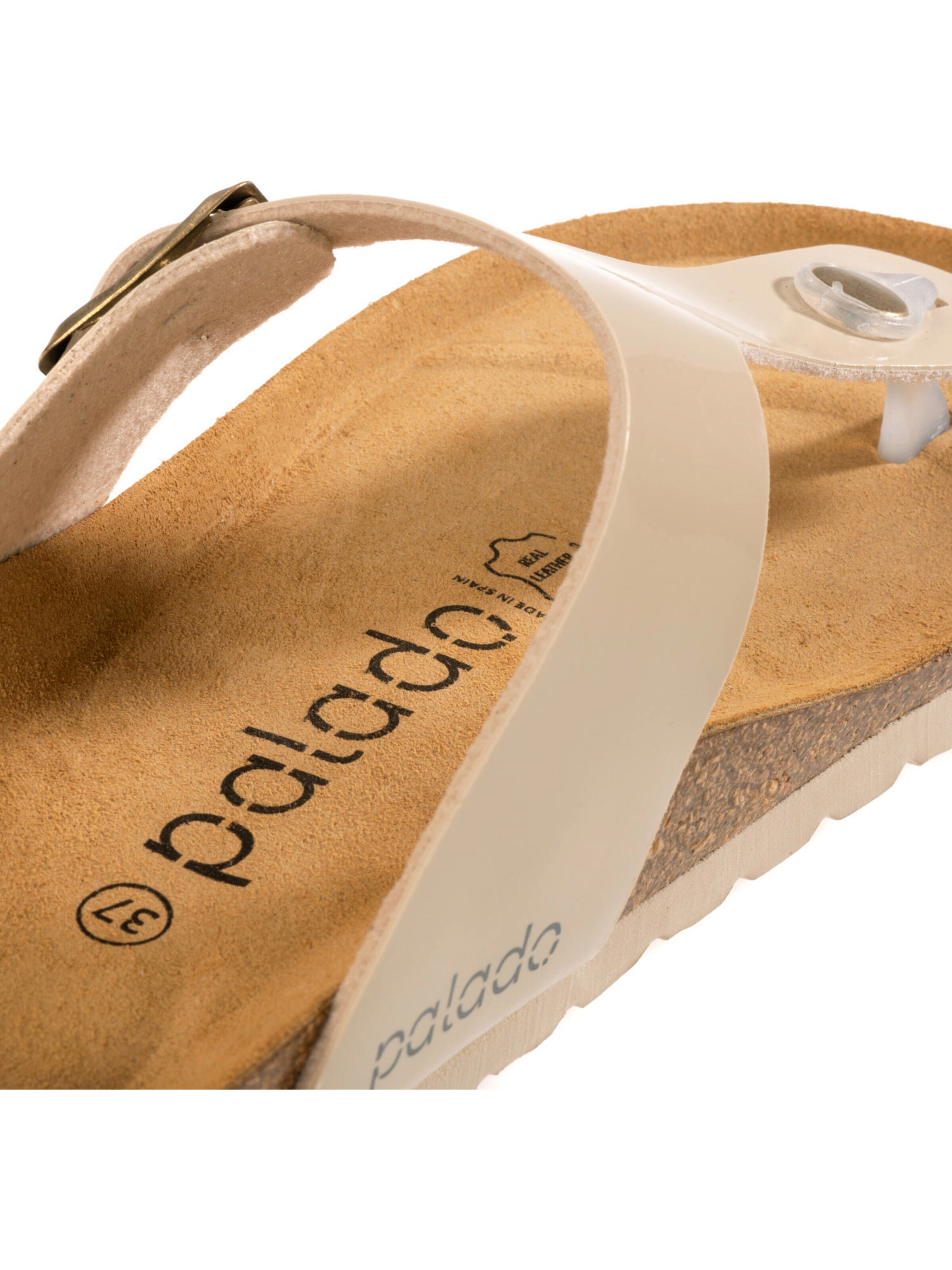 Palado - Sandalias de dedo 'Kos Lack' en beige