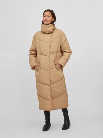 VILA Wintermantel in Beige: voorkant