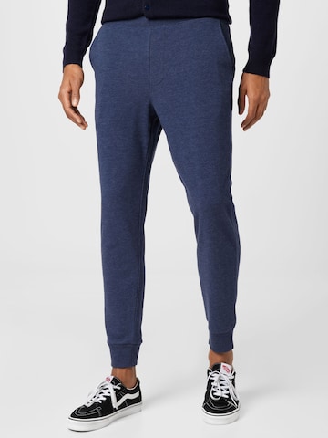 SKECHERS Tapered Sportbroek in Blauw: voorkant