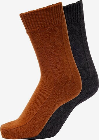 SELECTED HOMME Sokker i brun: forside