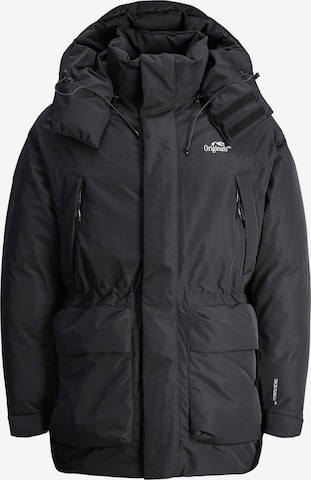 juoda JACK & JONES Žieminė parka 'JORKani': priekis