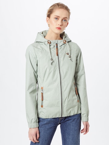 Ragwear Weatherproof jacket 'Darow' in Green: front