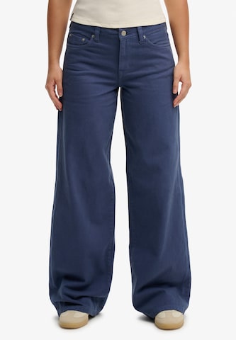 Wide Leg Jean Superdry & Co en bleu : devant